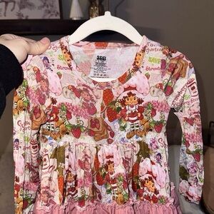 Strawberry Shortcake Long Sleeve Dress